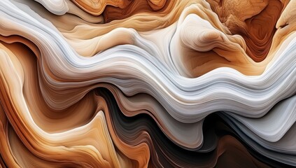 Close-Up of Unique Rock Texture with Swirling Patterns