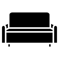Sofa Glyph Icon