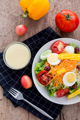 fresh vegetable salad
