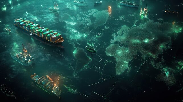 Global Maritime Network: A Digital Representation of Worldwide Shipping