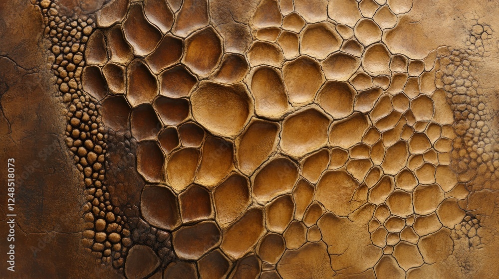 Poster Abstract Brown Textured Surface Pattern Design