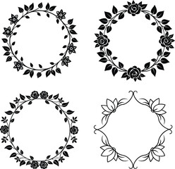 Aesthetic Floral Frame Pack – Luxury Hand-Sketched Borders