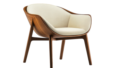 A wooden chair wrapped in textiles