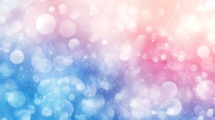 Obraz premium Soft pastel gradient background with a seamless blend of baby blue, pink, and lavender tones, creating a dreamy and calming effect