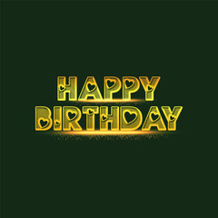 Happy Birthday typography design vector. Beautiful greeting card scratched calligraphy black text word. Handwritten modern brush lettering white background isolated vector