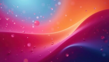 Obraz premium Abstract soft focus color blend Slow motion loop; magenta, orange, blue cycle , ethereal, colorful, style