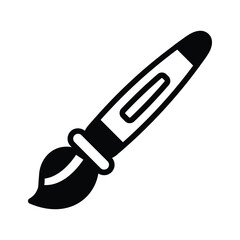 A paintbrush representing creativity, art, and design