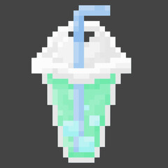 pixel art cocktail