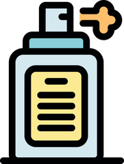 Spray bottle dispensing a refreshing mist, ideal for hygiene, cleaning, and aromatherapy applications