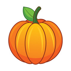pumpkin on white background