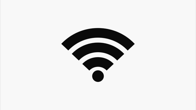 wireless wi fi network animate icon