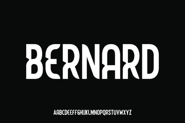 Display alphabet font vector design suitable for headline, poster, logo, magazine and many more