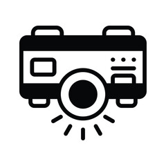 Grab this amazing icon of projector in modern style