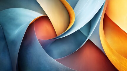 Vibrant Abstract Exploration of Colors and Textures