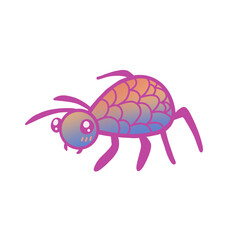 Cute pastel Spiders Halloween insect icon art 