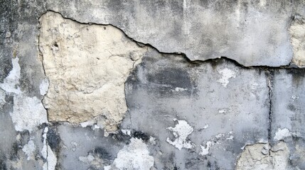 Obraz premium Timeworn Concrete Wall Texture: A Study in Urban Decay