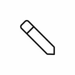 Pencil write edit draw icon vector sign