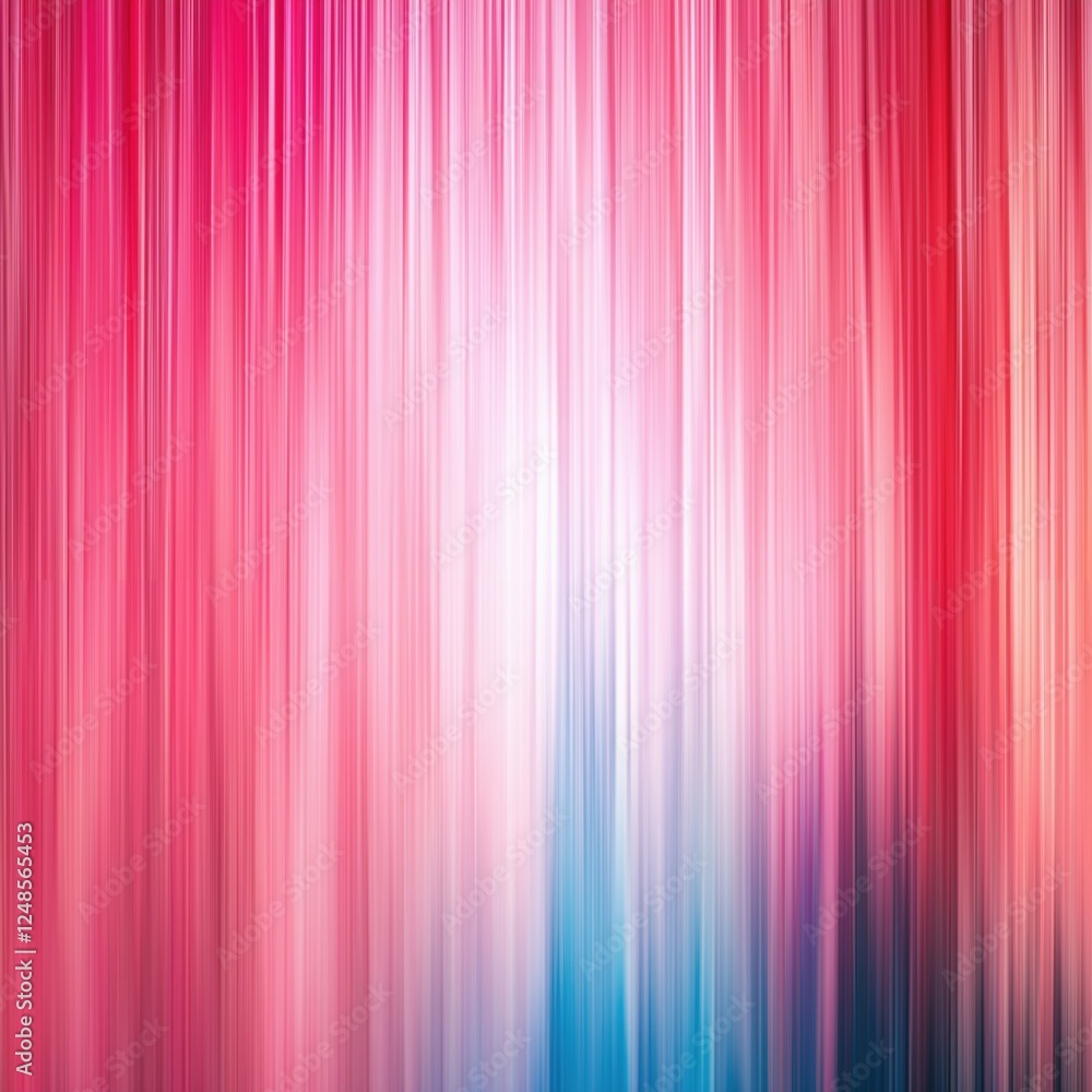 Poster abstract gradient background with vibrant pink, red, and blue vertical lines creating a smooth, flow