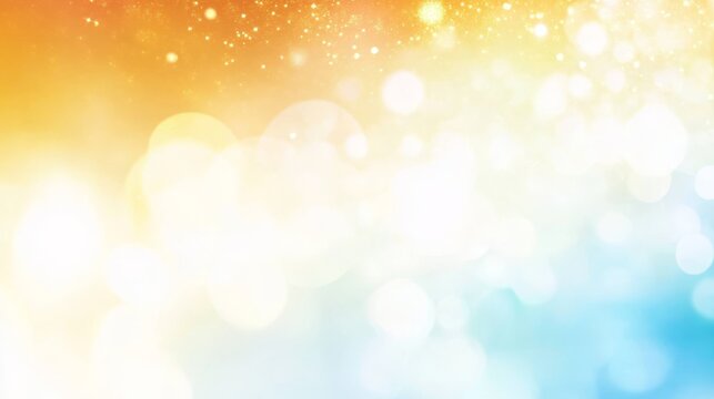 Soft, dreamy background with colorful bokeh light creating a warm atmosphere for design use