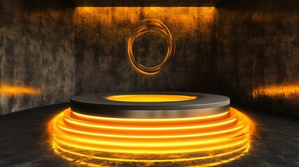 Obraz premium Stunning Modern Architectural Design - Futuristic Concrete Structure