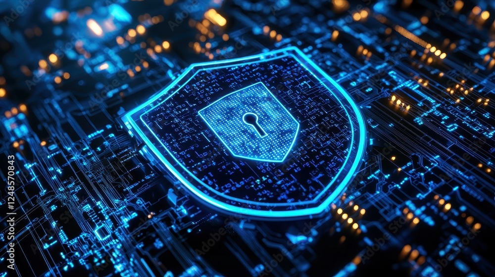 Poster cybersecurity measures for enhanced data protection in digital environments