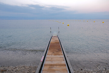 Accessible Ramp Leading into the Sea