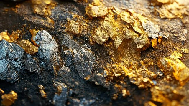 Golden and Silver Nuggets: A Close-Up of Precious Metals