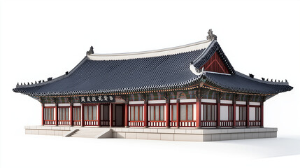 Fototapeta premium Korean temple at Seoul, trip, travel, palace 