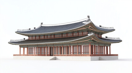 Obraz premium Korean temple at Seoul, trip, travel, palace 