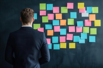 business mindset vision focus. Interactive vision board app helping entrepreneurs visualize their goals while integrating focused strategies for execution