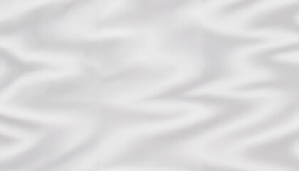 White satin fabric background with gentle folds