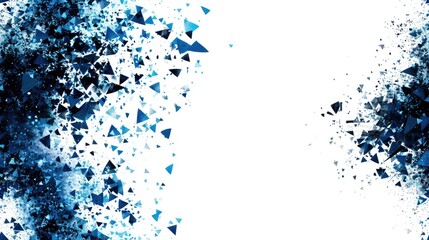Obraz premium stars in dark blue on a white background