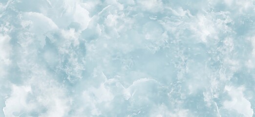 Obraz premium Soft blue abstract texture resembling clouds or marble for backgrounds and designs, copy space for text