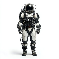Fototapeta premium Highly Detailed Futuristic Space Suit with Advanced Technology Design