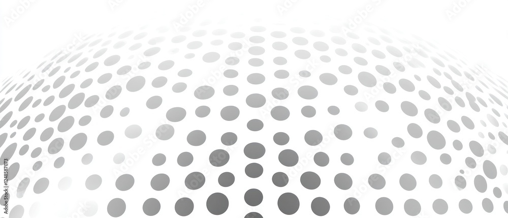 Poster abstract pattern of dotted design in a modern style