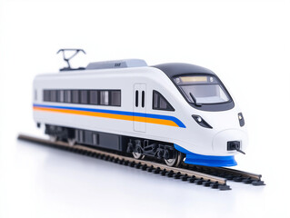 Naklejka premium bullet train, isolated on white background