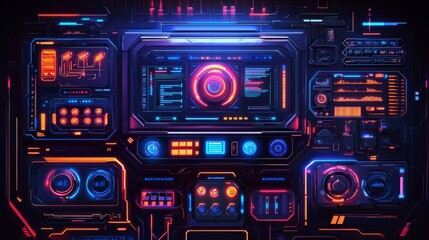 Digital tech ui
