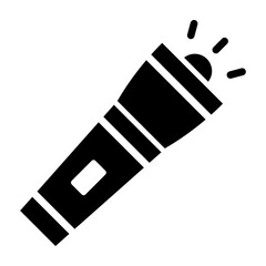 Torch Glyph Icon Design