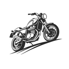 Fototapeta premium motorcycle isolated on white background