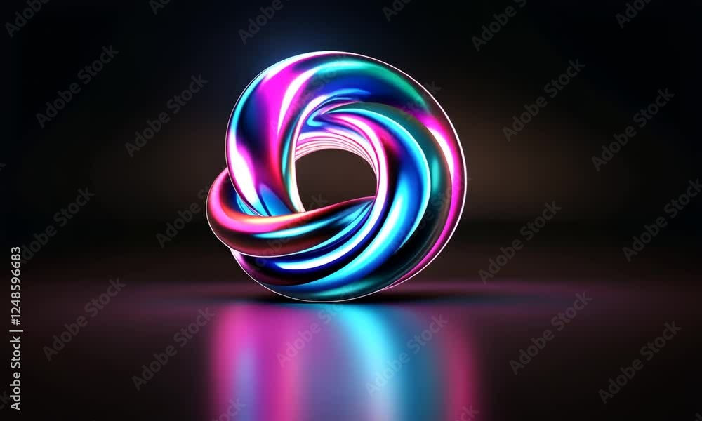 Poster tech art abstract creative colorful fluid kv visual design