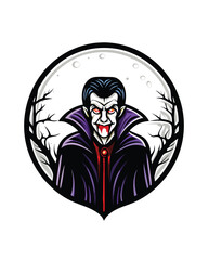 A dramatic portrait of a pale vampire, fangs bared, dripping crimson blood; intense gaze, dark shadows, gothic aesthetic.