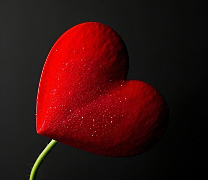 red flower on black background - Powered by Adobe