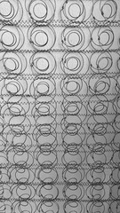 Metal wire springs from a spring mattress