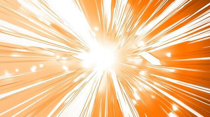 Obraz premium Dynamic Abstract Art with Radiating Lines