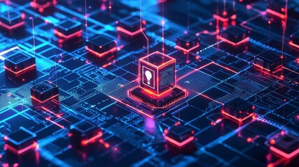 Obraz premium Secure net art