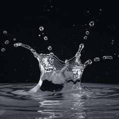 A Stunning High-Speed Water Splash Captured in Mid-Air