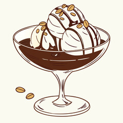 Hazelnut Praline Affogato – A Decadent Coffee Dessert