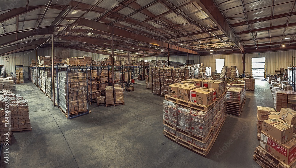Poster efficient warehouse organization: maximizing space and streamlining inventory management for optimal