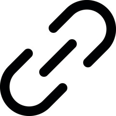 Link icon, attach link chain icon . internet url icon symbol . connection, attachment, connect, hyperlink icons button