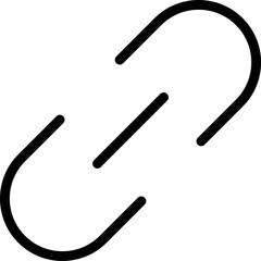 Link icon, attach link chain icon . internet url icon symbol . connection, attachment, connect, hyperlink icons button